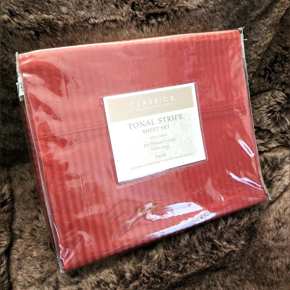 COPY - New! Twin 3 Piece Sheet Set - 100% Cotton